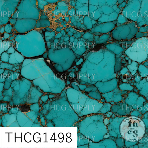 THCG1498 Turquoise Marble