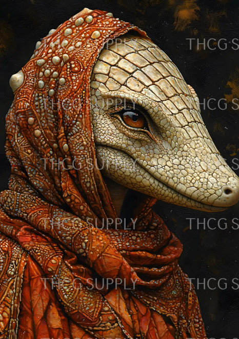 Journal Panel - J891 Anthro Alligator