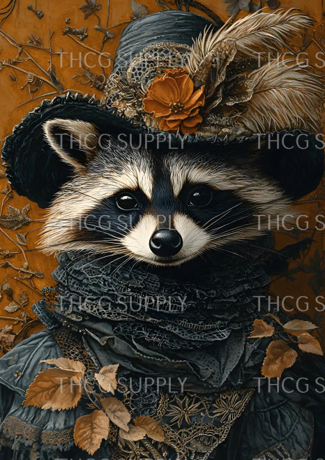 Journal Panel - J897 Anthro Racoon