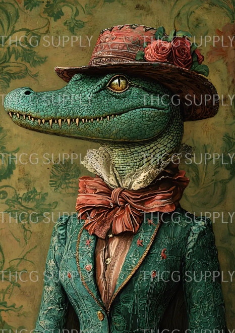 Journal Panel - J924 Anthro Alligator