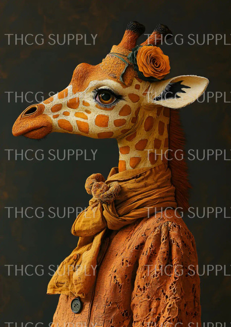 Journal Panel - J937 Anthro Giraffe