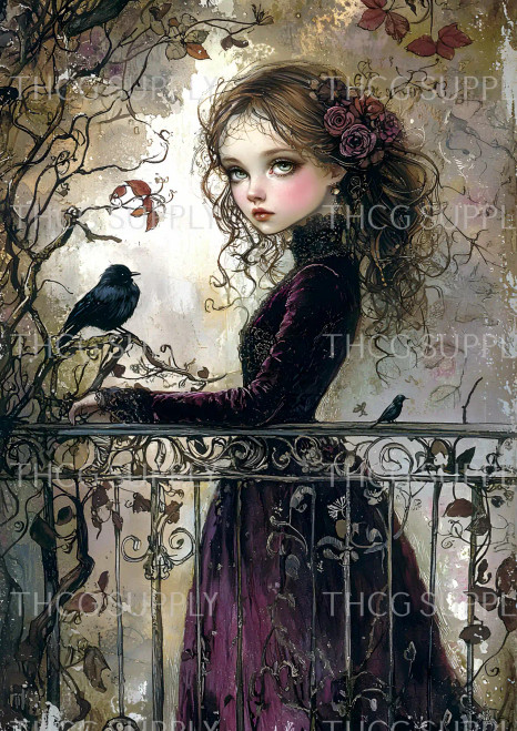 Journal Panel -J944 Mauve Victorian