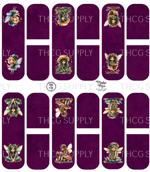 Cut and Glue -  Maisie Moo Bookmarks Fairies