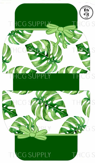 Cut and Sew - Kallie Purse #1107 Monstera Leaf