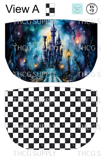 Cut and Sew The HEX Bag -CR1360 - Wildflower Fields Checkered Black x Alice