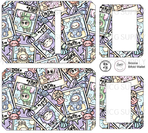 Cut and Sew - Brooke Bifold Wallet GS199 BuBu Polaroid 4