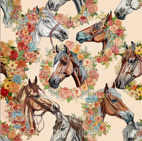 PPD109 Embroidery Horse