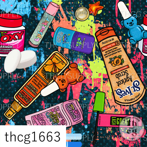 THCG1661 Scrub Spritz Sparkle Graffi