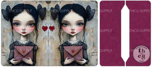 Cut and Sew - Mini Notebook Cover J948 Victorian Girl