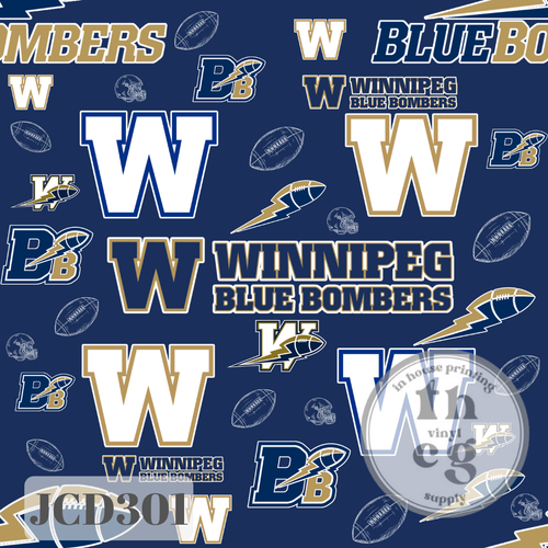 JCD301 Bomber Football Navy