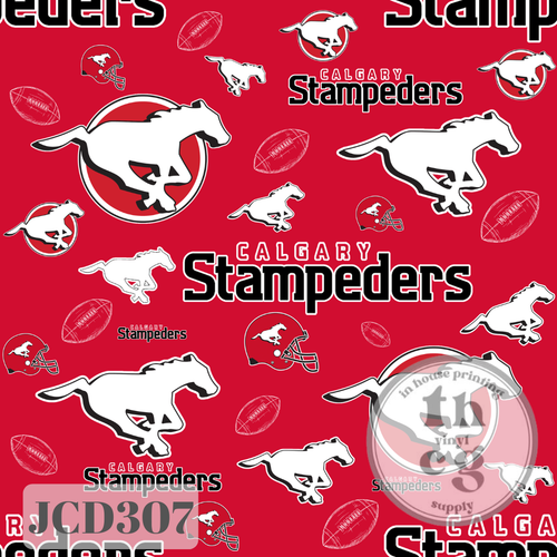 JCD307 Stamps Football Red