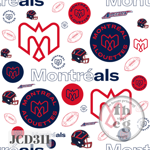 JCD311 Mont Football White