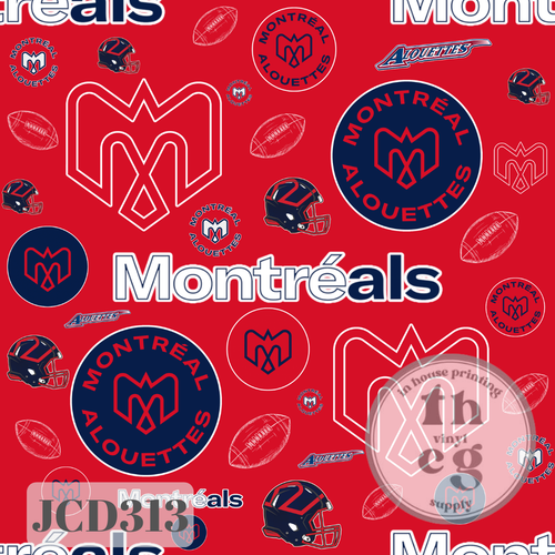 JCD313 Mont Football Red