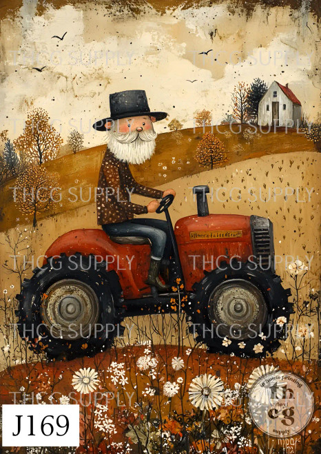 Journal Panel - J169 Rustic Farmer