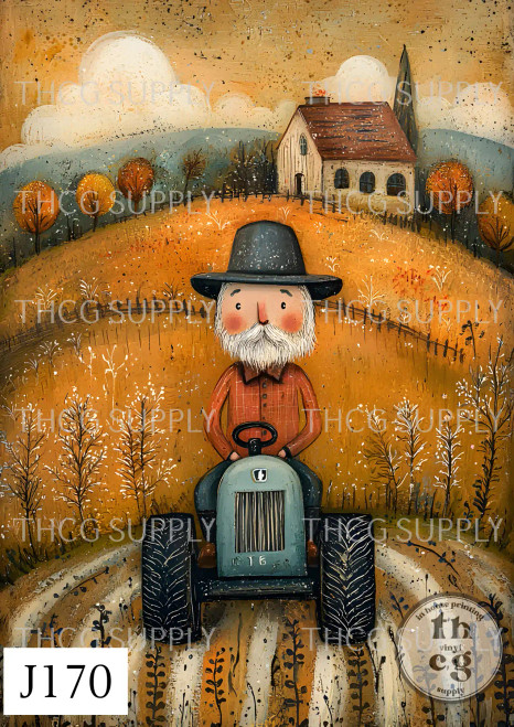 Journal Panel - J170 Rustic Farmer