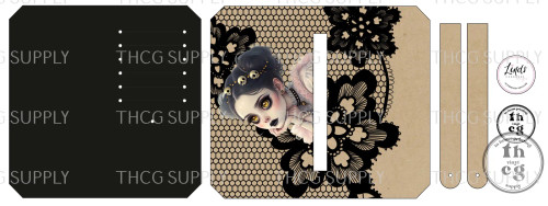 Cut and Sew - Purse Pal ZD PP Gothic Thinker