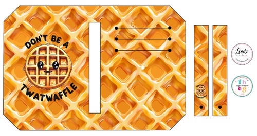 Retail Cut and Sew - Pocket Pal Twat Waffle on litchi vinyl