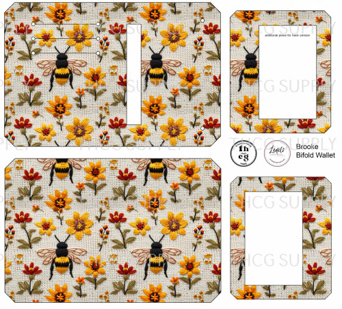 Cut and Sew - Brooke Bifold Wallet BAD088