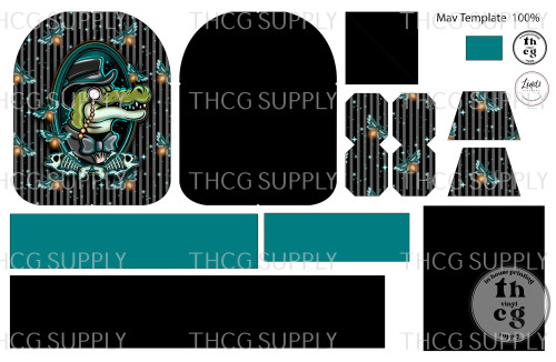 Cut and Sew - Mav Template ZD MAV Crocodile