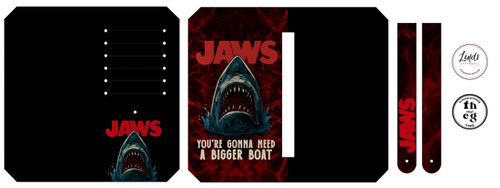 Retail Cut and Sew - Purse Pal Jaws on smooth vinyl