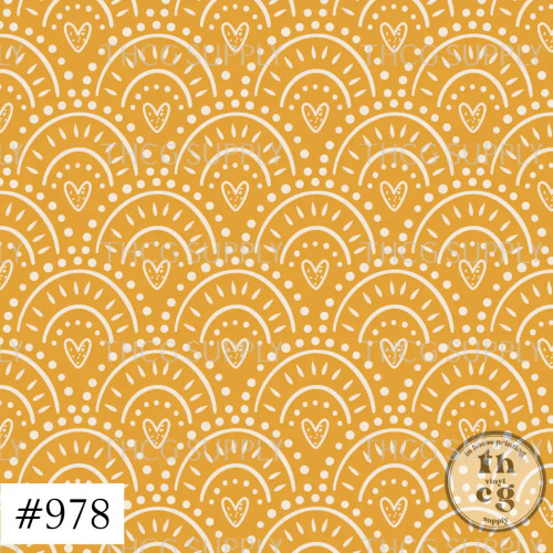 #978 Heart Yellow