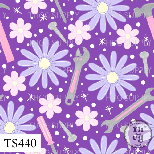 TS440 Floral Tool Black Purple