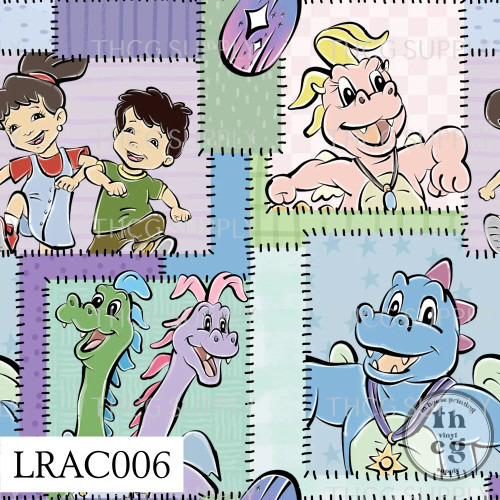 LRAC006 Lets All Go To Dragon Land patchwork