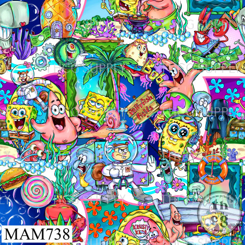 MAM738 Sponge and Friends White