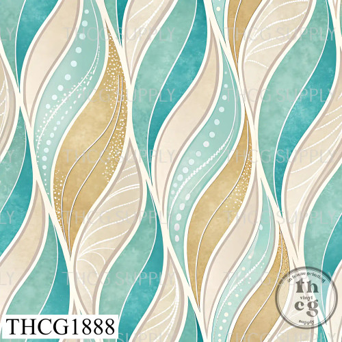 THCG1888 Turquoise Waves