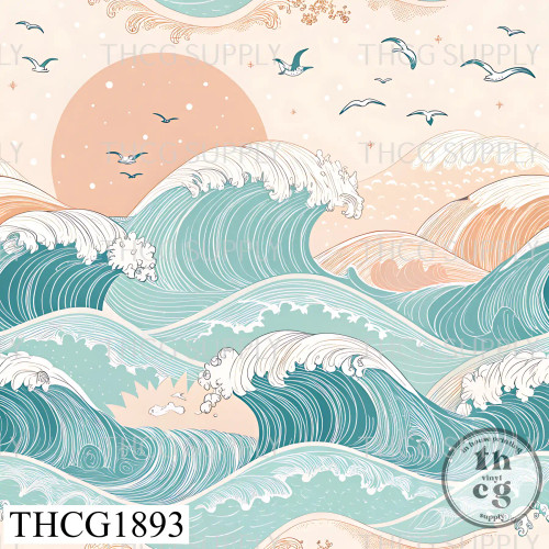 THCG1893 Turquoise Waves