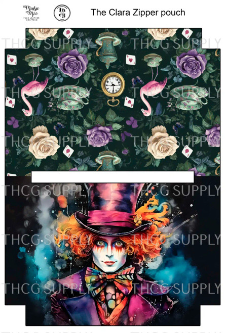 Copy of Cut and Sew - Clara Zipper Pouch Mat Hatter