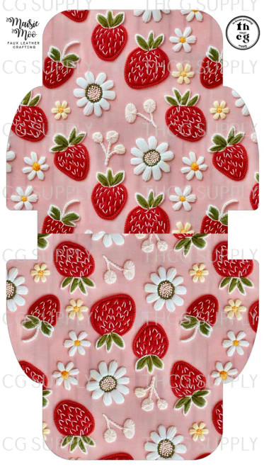 Cut and Sew - Kallie Purse BAD098 Strawberries