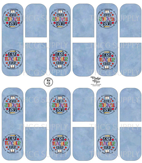 Cut and Glue -  Maisie Moo Bookmarks Best Teacher Ever