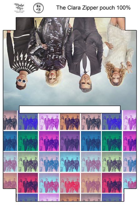 Cut and Sew - Clara Zipper Pouch JCD SC Roses