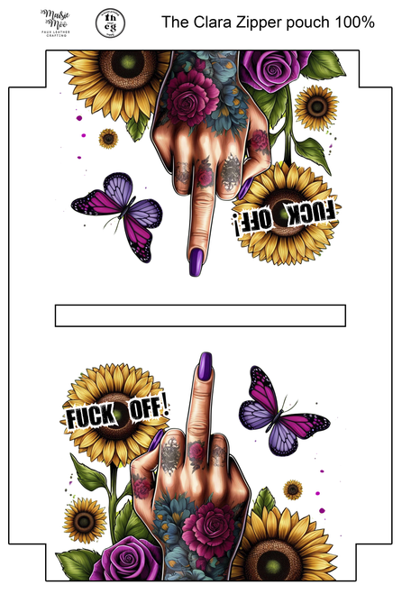 Cut and Sew - Clara Zipper Pouch JCD F-Off