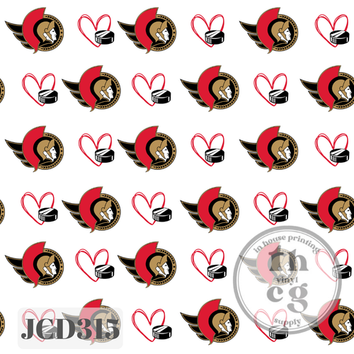 JCD315 Love Sens Hockey