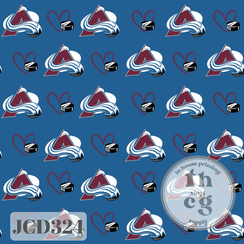 JCD324 Love Avs Hockey Blue