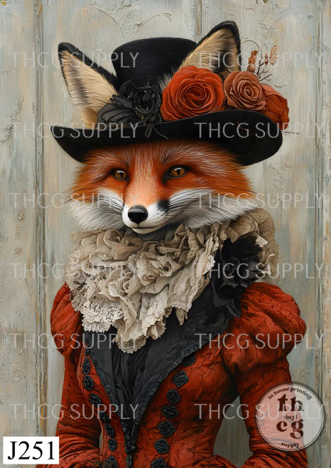 Journal Panel -J251 Anthro Fox