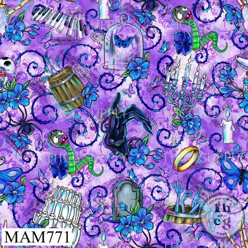 MAM771 Corpse Bride  Cords Light Purple