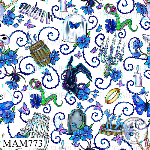 MAM773 Corpse Bride Cords White