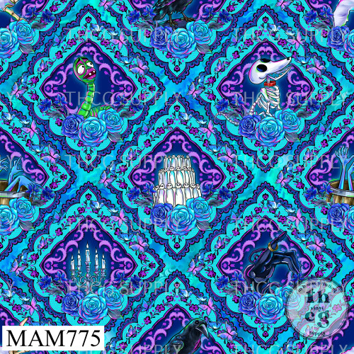 MAM775 Corpse Bride Lace Blue