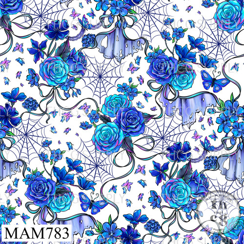 MAM783 Corpse Bride Flowers White
