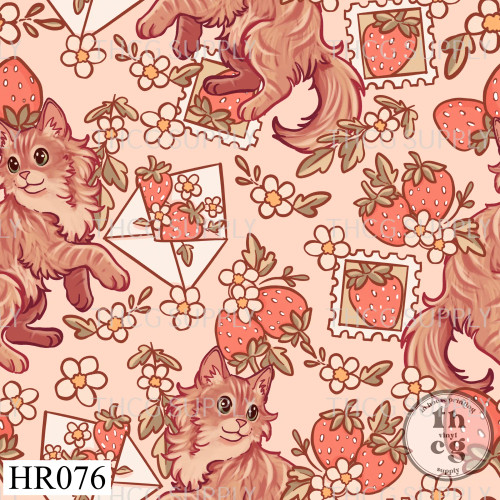 HR076 Coquette kitty Black