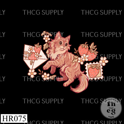 Panel -  HR075 Coquette Kitty Pink