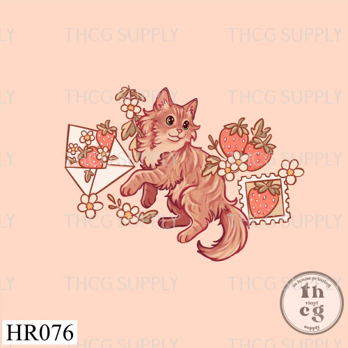 Panel -  HR076 Coquette Kitty Pink