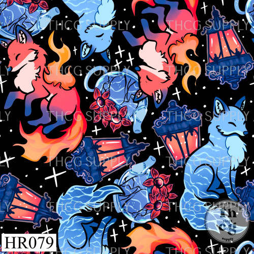 HR079  Opposites foxes