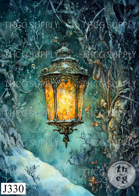 Journal Panel -J330 Ethereal Midnight Lantern