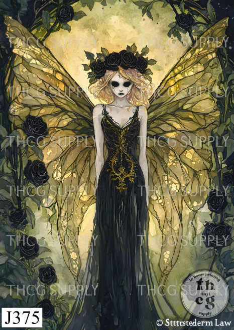 Journal Panel -J375 Echoes of Dark Fairies