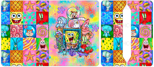 Cut and Sew - Mini Notebook Cover MAM725 Sponge and friends square