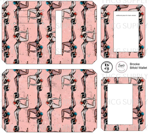 Cut and Sew - Brooke Bifold Wallet MT026 Pole Dancer